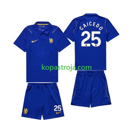 Billiga Fotbollströjor Chelsea Moises Caicedo 25 Barn Hemma tröja 2026/27 Kortärmad